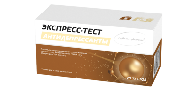 Набор экспресс-тестов на антидепрессанты (25 штук)
