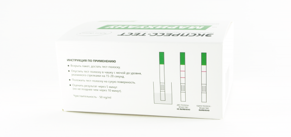 Тест на марихуану по моче (20 шт в упаковке)