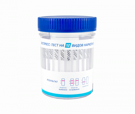Мультитест на 12 видов наркотиков в моче (1 штука) фото